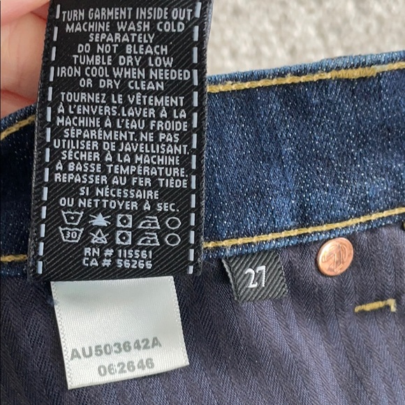 7 FOR ALL MANKIND Jean short size 27 - Picture 4 of 4